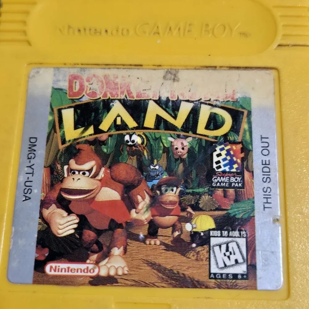Donkey Kong Land (Nintendo Game Boy, 1995) Tested Authentic